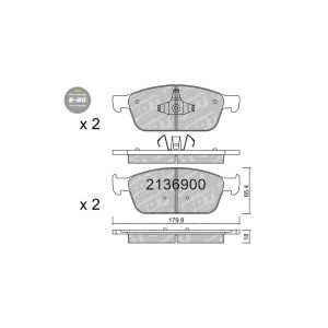 PASTILLAS DE FRENO DELANTERAS HIGH PERFORMANCE S50